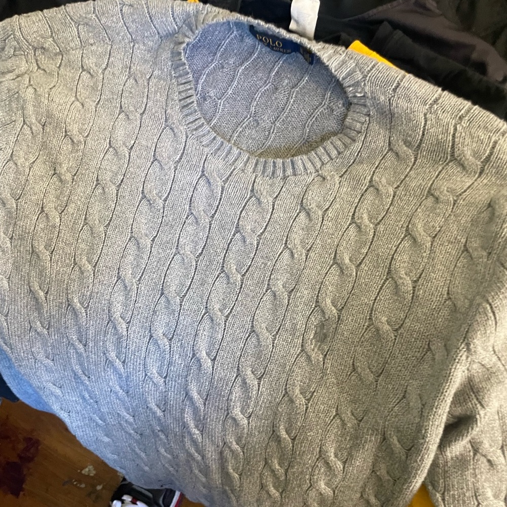 Polo sweater lightly used
